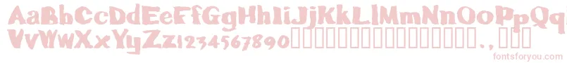 Caljoetrial Font – Pink Fonts on White Background