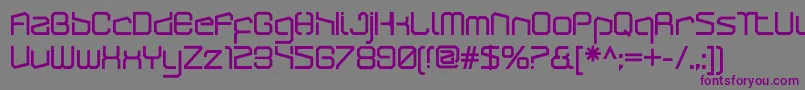 ArcticpatrolBlack Font – Purple Fonts on Gray Background