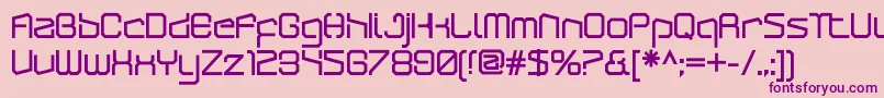ArcticpatrolBlack Font – Purple Fonts on Pink Background