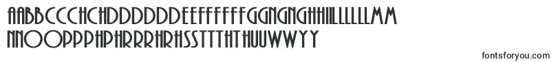 Шрифт CurviBold – валлийские шрифты