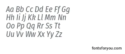 FirasanscondensedItalic Font
