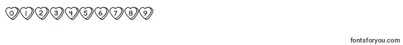 SweetHeartsOt Font – Fonts for Numbers and Digits
