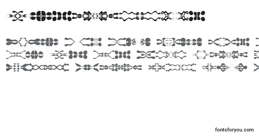 Czcionka Lamorte11 – alfabet, cyfry, specjalne znaki