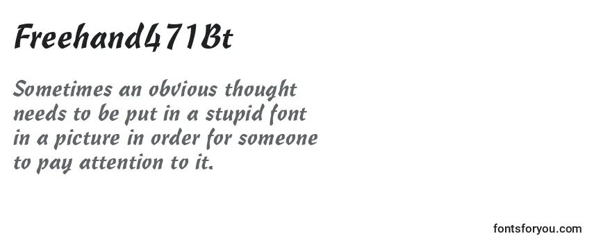 Freehand471Bt Font