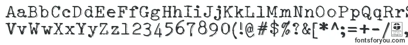 TypowriterShakyDemo-Schriftart – Yandex-Schriften