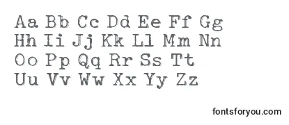 Обзор шрифта TypowriterShakyDemo