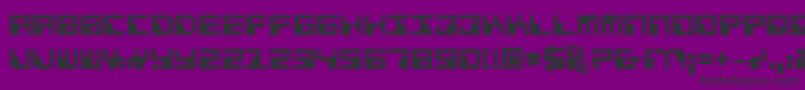 Phaserbankb Font – Black Fonts on Purple Background