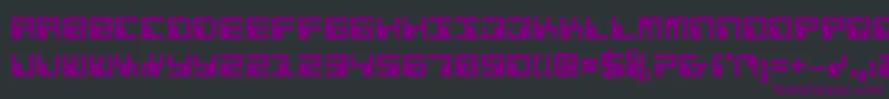 Phaserbankb Font – Purple Fonts on Black Background