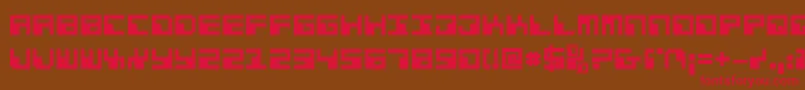 Phaserbankb Font – Red Fonts on Brown Background