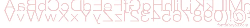 StraitKcab Font – Pink Fonts on White Background