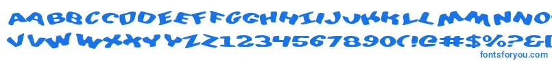 Fonte DiegoconScrambled – fontes azuis