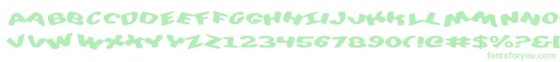 DiegoconScrambled-fontti – vihreät fontit