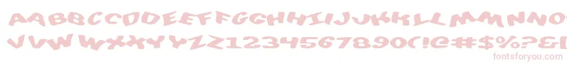 Шрифт DiegoconScrambled – розовые шрифты