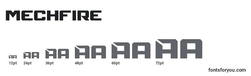 Mechfire Font Sizes