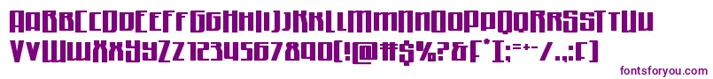 Quantummalicehalfdrop Font – Purple Fonts on White Background