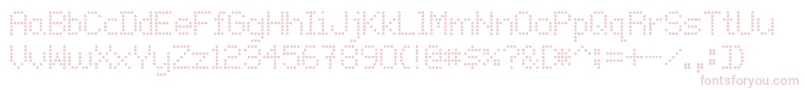 Onlywif Font – Pink Fonts on White Background