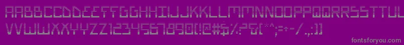 Шрифт BionicTypeGradient – серые шрифты на фиолетовом фоне