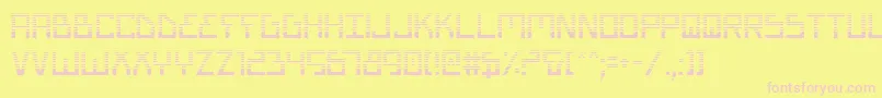 fuente BionicTypeGradient – Fuentes Rosadas Sobre Fondo Amarillo