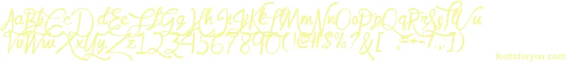 MfQueenLeela Font – Yellow Fonts