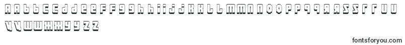 Шрифт Ural3D – английские шрифты