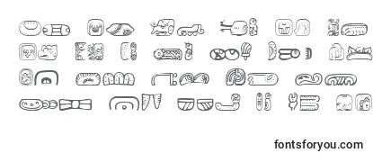 MesoamericaDingsThree Font
