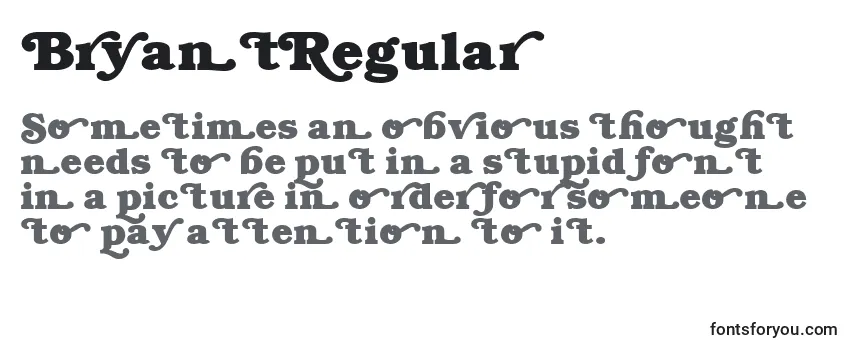 BryantRegular Font