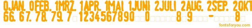 LinotypeTagesstempelFett Font – Orange Fonts