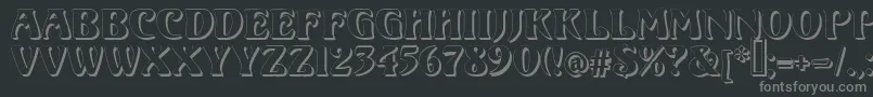 Подробнее о шрифте VoluteShadow Шрифт VoluteShadow – серые шрифты на чёрном фоне