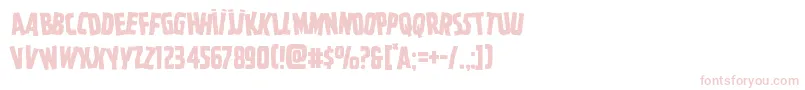 Ghoulishintentstag Font – Pink Fonts on White Background