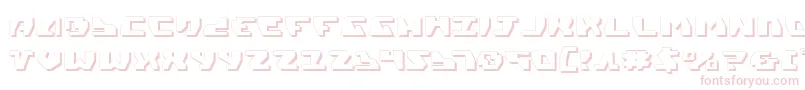 Gyrv23D Font – Pink Fonts on White Background