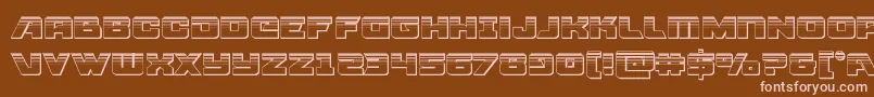 More about Aircruiserplat Font Aircruiserplat Font – Pink Fonts on Brown Background