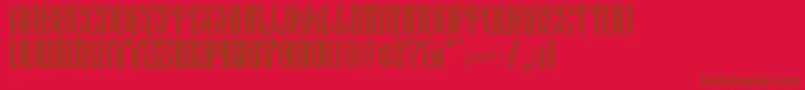 Подробнее о шрифте CrisscoFp Шрифт CrisscoFp – коричневые шрифты на красном фоне