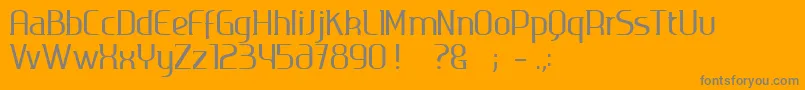 Шрифт AgeoneSerif – серые шрифты на оранжевом фоне