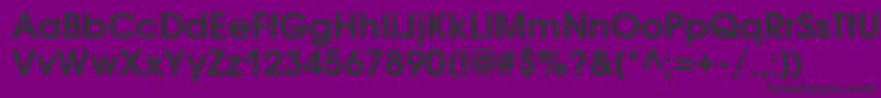 AvantgardegothicgttBold Font – Black Fonts on Purple Background