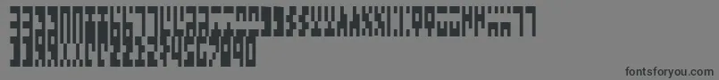 フォントTimesNewAncient – 黒い文字の灰色の背景