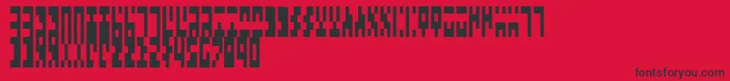 TimesNewAncient Font – Black Fonts on Red Background