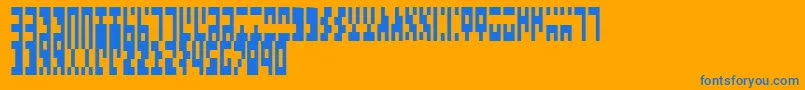 Weitere Informationen zur TimesNewAncient-Schriftart TimesNewAncient-Schriftart – Blaue Schriften auf orangefarbenem Hintergrund