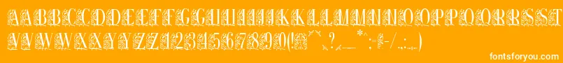 More about Remeslo Font Remeslo Font – White Fonts on Orange Background