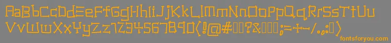 Подробнее о шрифте NationalIndustry Шрифт NationalIndustry – оранжевые шрифты на сером фоне
