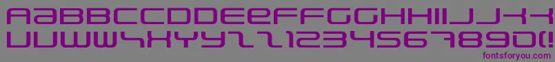 PhatboySlim Font – Purple Fonts on Gray Background