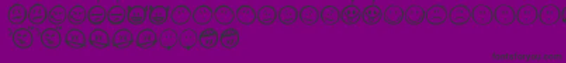 More about Sketchysmiley Font Sketchysmiley Font – Black Fonts on Purple Background
