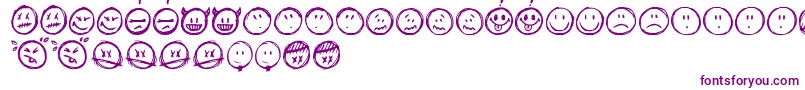 Sketchysmiley Font – Purple Fonts