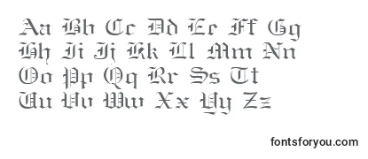 Schriftart Oldenglish ffy