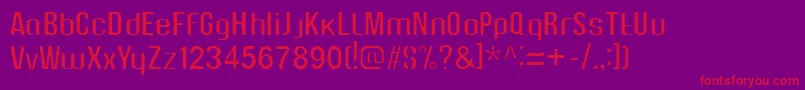 Zeynalabdin Font – Red Fonts on Purple Background