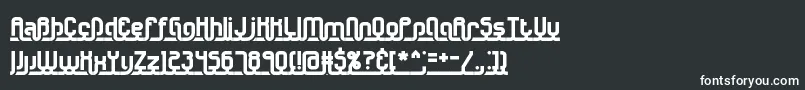 Шрифт UnderscoreBrk – белые шрифты