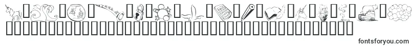 Шрифт KrKatlingsFourteen – шрифты для Google Chrome