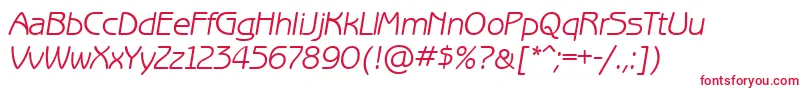 Fonte BenguiatgothiccttItalic – fontes vermelhas