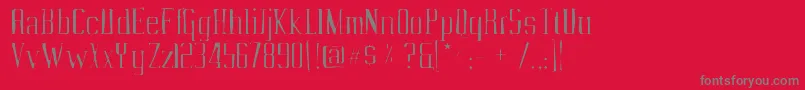 Vahikagaunt Font – Gray Fonts on Red Background