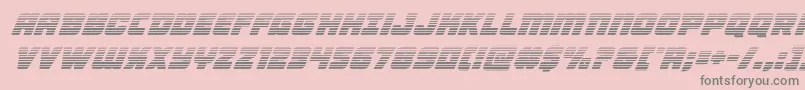 Victorycomicsgradital Font – Gray Fonts on Pink Background