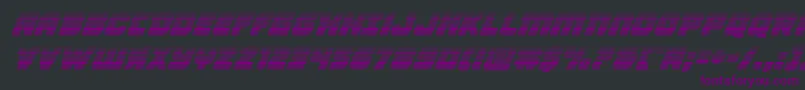 Victorycomicsgradital Font – Purple Fonts on Black Background